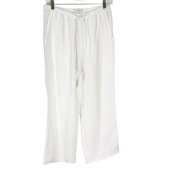 Vince Hemp Drawstring Tie Front White Pants Size S - Picture 7 of 14